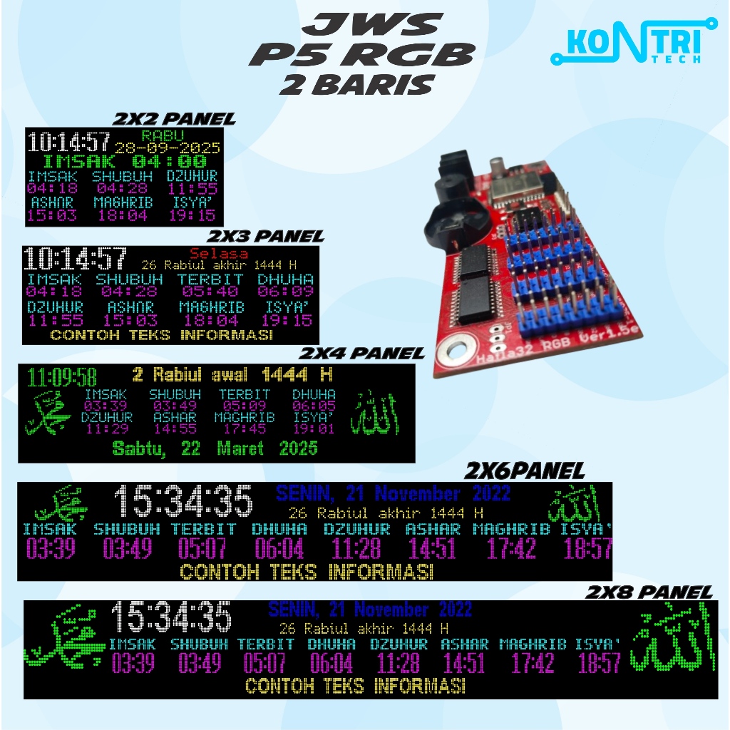 Controller JWS RGB P5 2 Baris