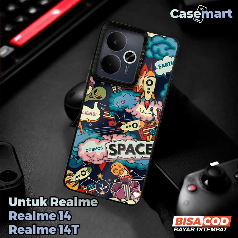 Casing Realme 14 14T Casemart [AST2] Casing So Cool Premium Matte Softcase IMD Hybrid Hologram