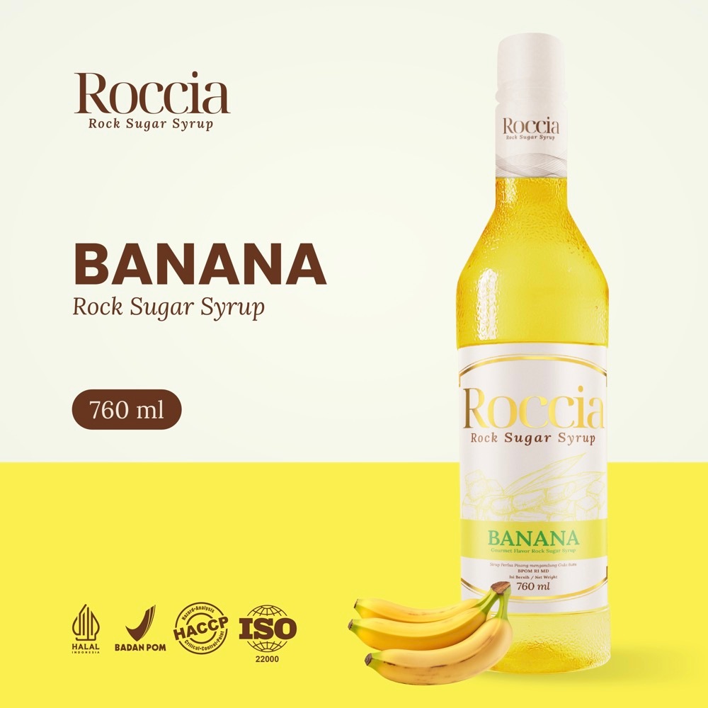 

Roccia Banana Syrup 760ml