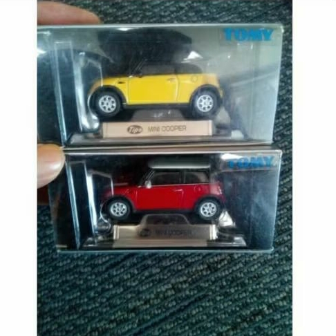Tomica Limited TL0048 Mini Cooper Yellow Red Merah Kuning ban karet MIB segel bkn Austin morris
