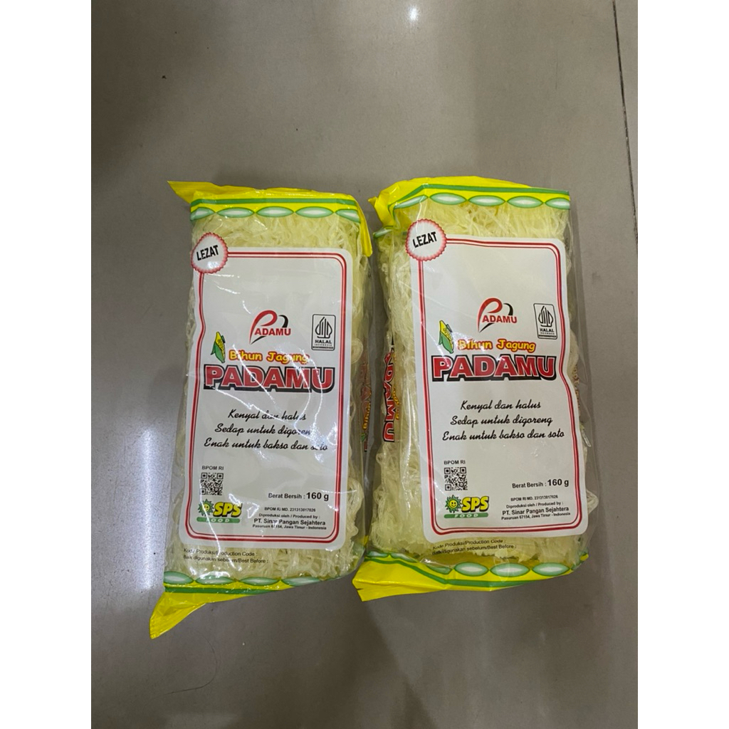 

(PER BIJI) Bihun Jagung PADAMU 160gr