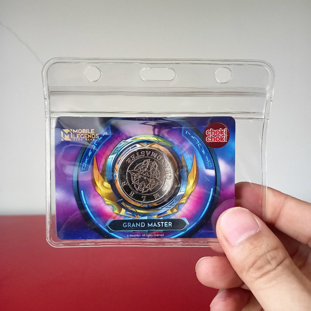 Mobile Legend Bang Bang OFFICIAL COIN Grand Master RANK ( MLBB x Choki-Choki)