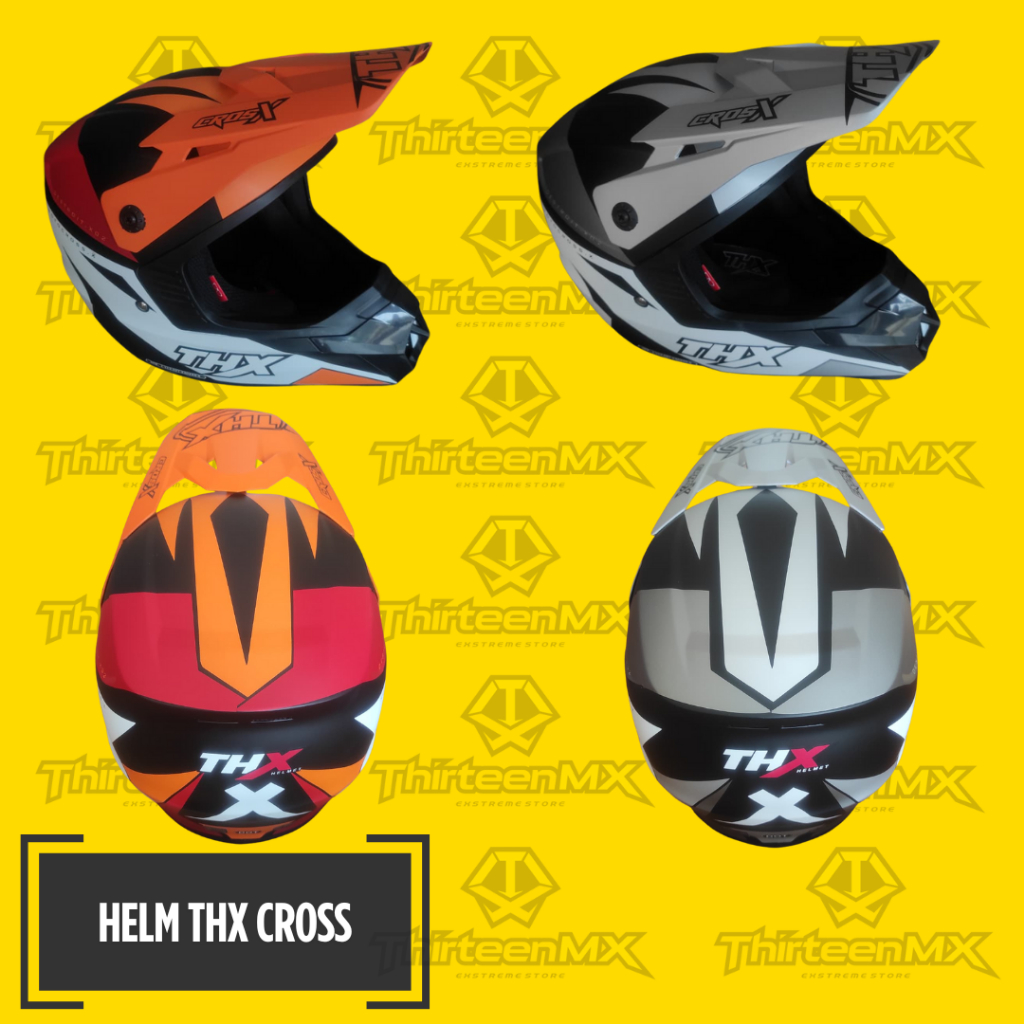 Helm Trail Cross Supermoto THX CROS X Trail Cross Not AGV AX8 AX9 Arai LS2 Nolan Airoh JPX