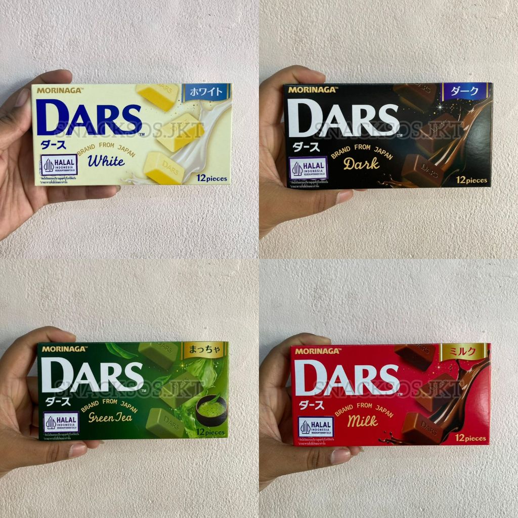 

[MALAYSIA] MORINAGA DARS MILK CHOCOLATE / WHITE MILK CHOCOLATE / BITTER DARK / GREENTEA MATCHA