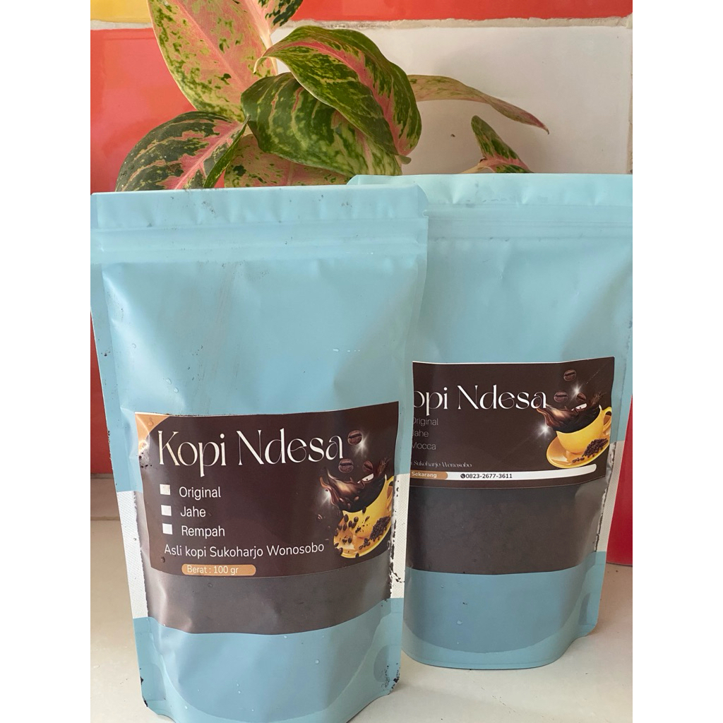 

Kopi Bubuk Kopi Ndesa Rasa Jahe 100gr Asli Wonosobo