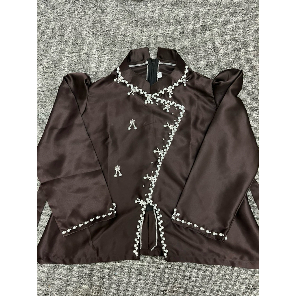 anak kimono one set rok satin