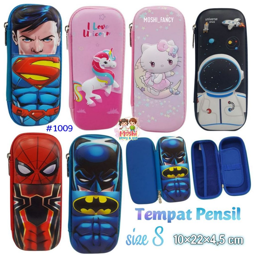 

Tempat Pensil Seleting HardCase Anak Perempuan dan Laki- Laki / Pencil Case Seleting Boy dan Girl