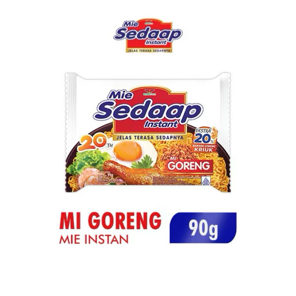 

Sedaap Mie instan goreng 90gr x 5