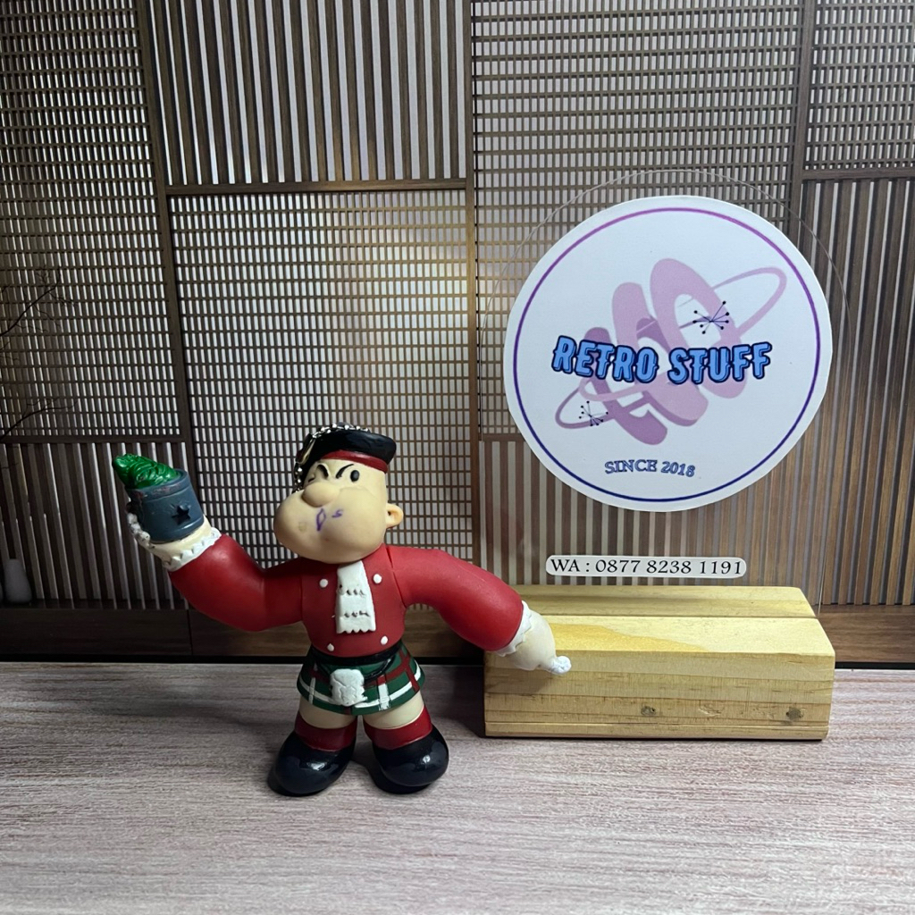 Figure Keychain Popeye Lucu