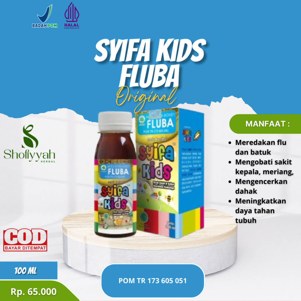 Syifa kids fluba madu anak obat flu batuk sakit kepala paling ampuh