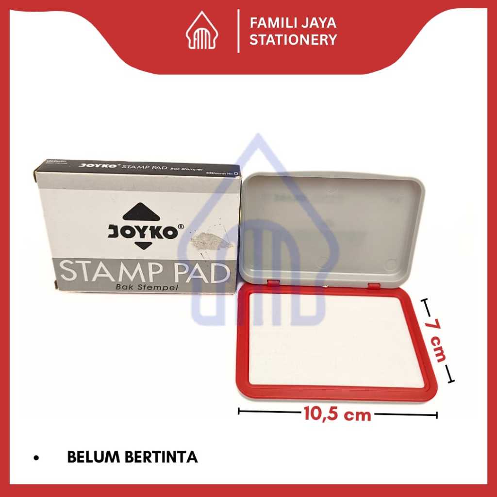 

JOYKO Stamp Pad / Bak Stempel Joyko No. 0, No.1 Belum Bertinta