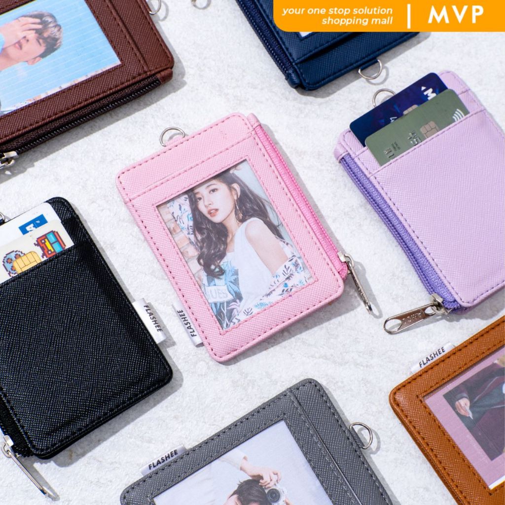 

MVP ID Card Holder Resleting Name Tag Seleting Taylor Lanyard Risleting Kulit Sintetis