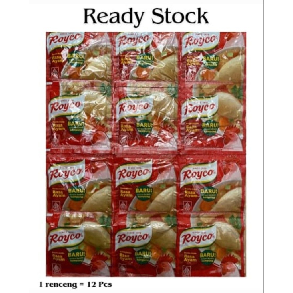 

ROYCO AYAM bumbu kaldu (1 renceng isi 12 pcs)