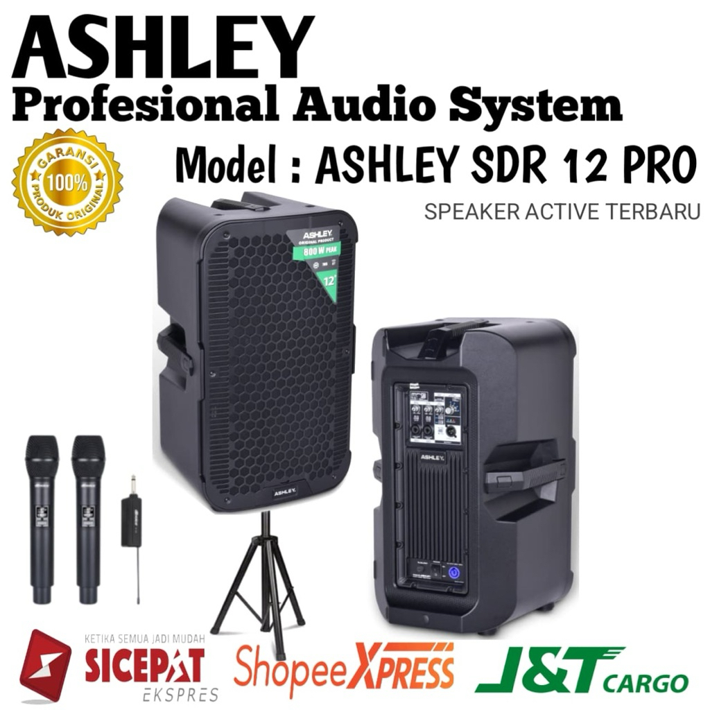 Speaker Aktif Ashley SDR 12Pro Original Speaker Aktif 12inch
