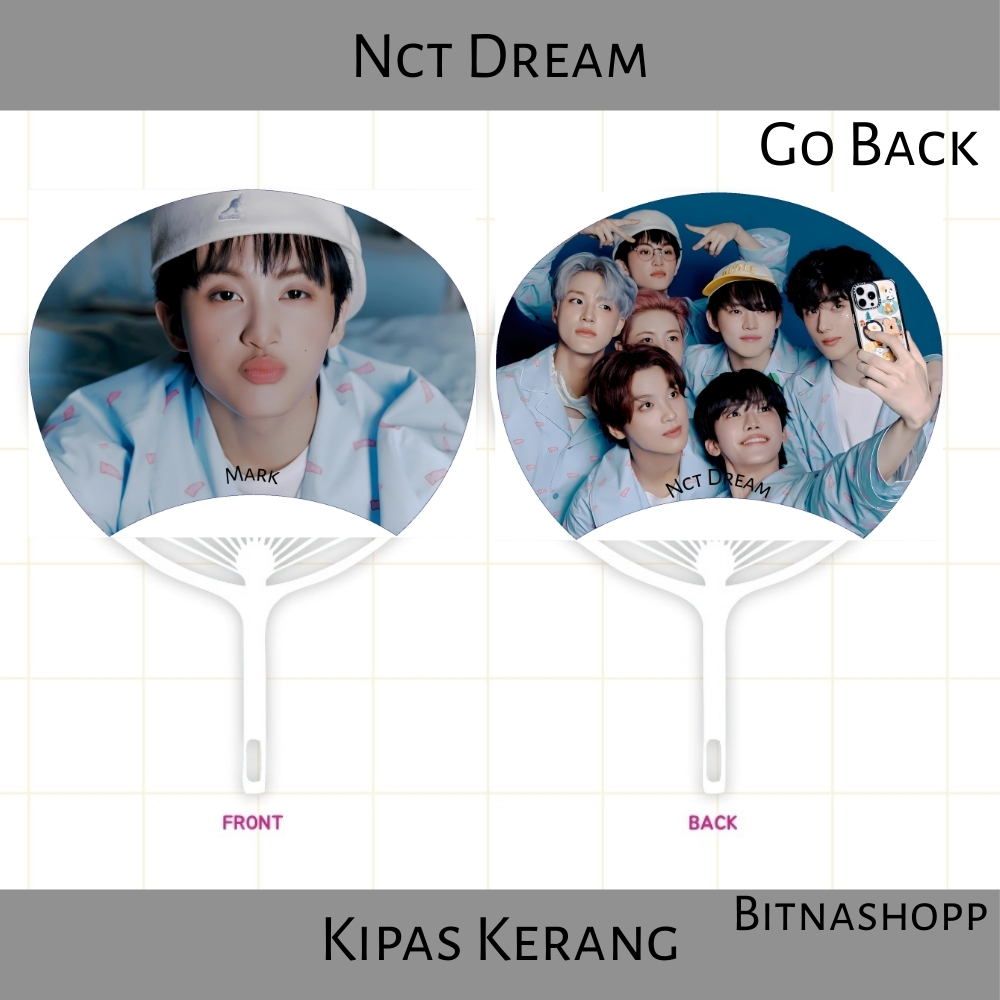 KIPAS TANGAN NCT DREAM BEAT IT UP KERANG UCHIWA FAN IDOL KPOP UNOFFICIAL RENJUN JAEMIN CHENLE JISUNG