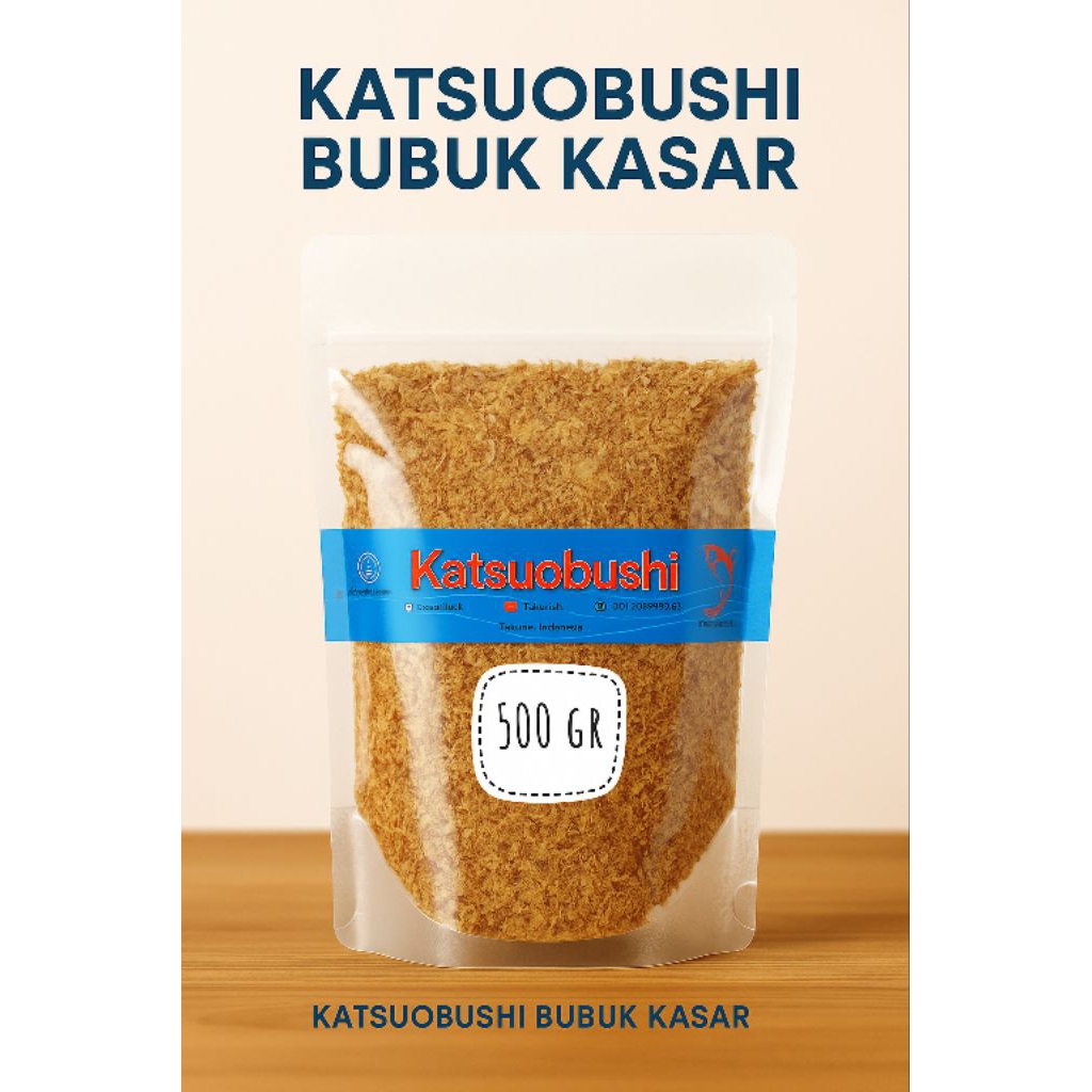 Katsuobushi Takoyaki Murah 50 gram / Katsuobushi ikan cakalang bubuk kasar