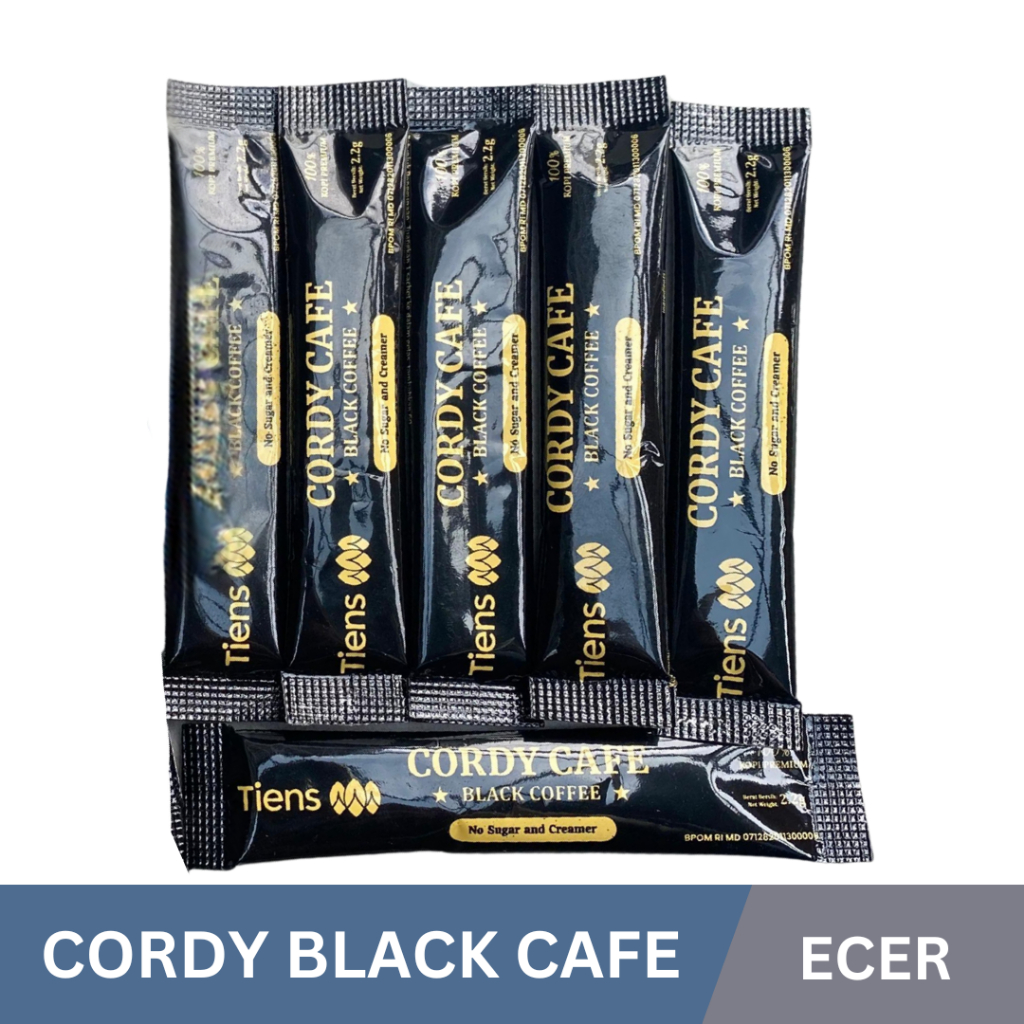 

Tiens Cordy Black Coffe - Kopi Hitam Sehat Tanpa Gula Kandungan Cordyceps untuk Menjaga Stamina & Imun Tubuh