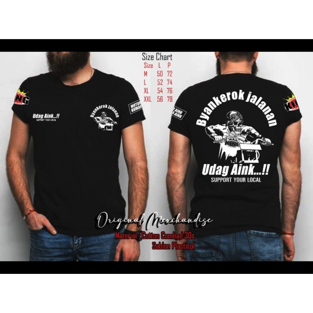 Kaos RX King Special Edition Byankerok Jalanan Udag Aink YRCC CIMAHI