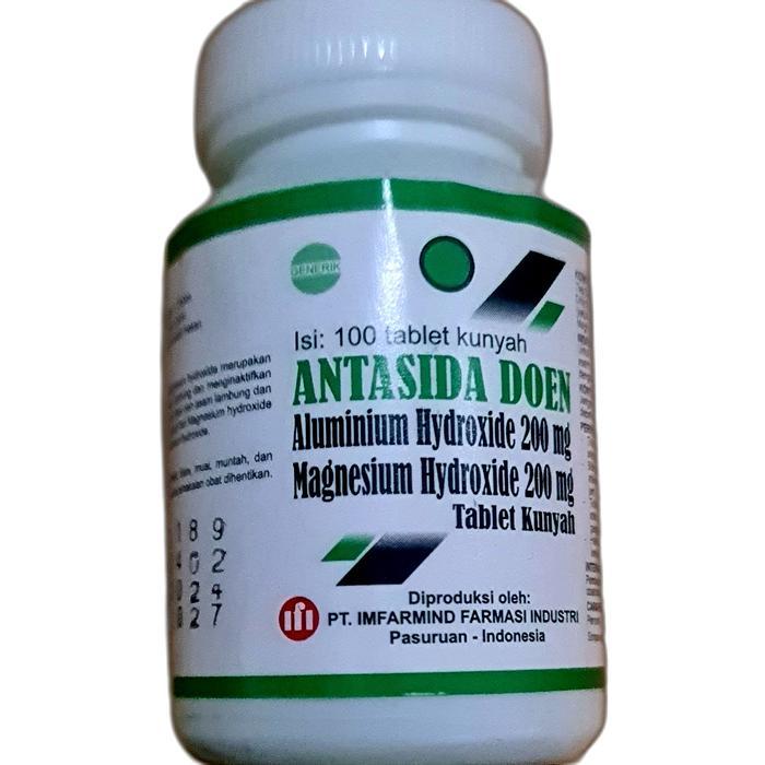 Antasida Doen  POT 100 Tablet Kunyah Obat Maag IFI