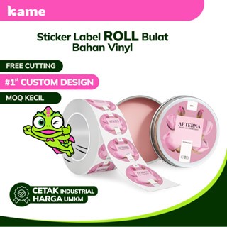 

Trial - Sticker Label Roll Bulat | Sticker Roll Custom | Bahan Vinyl