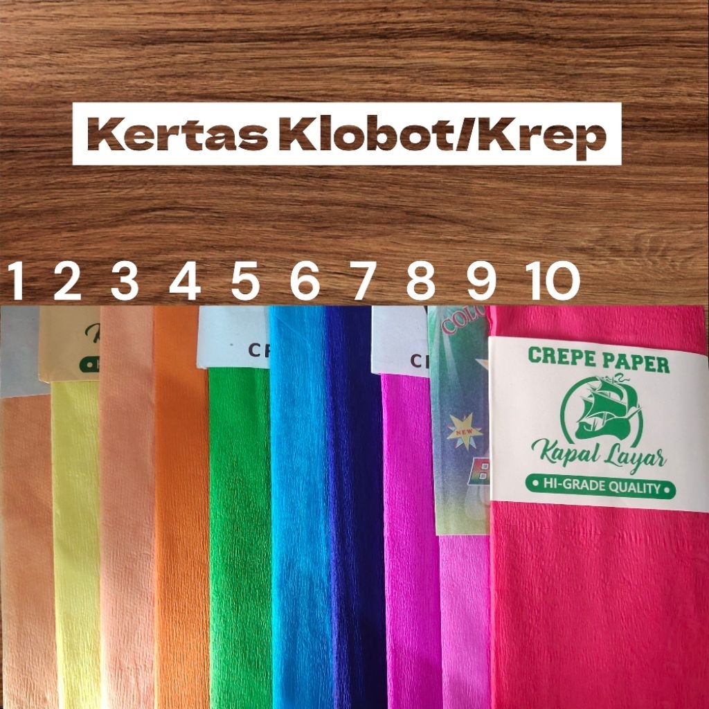 

Kertas Klobot | Crepe/Krep