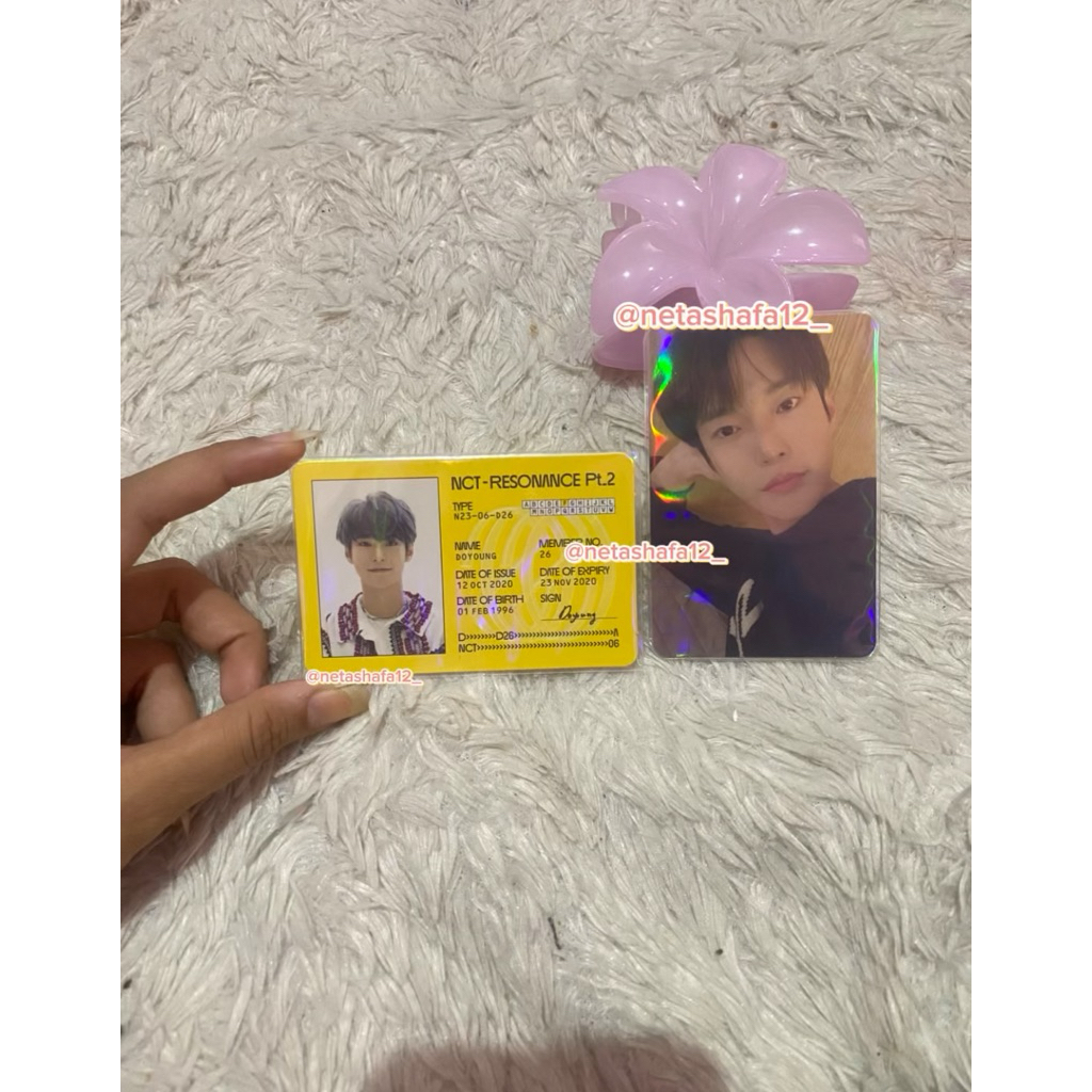Official Photocard dan Id Card Doyoung NCT