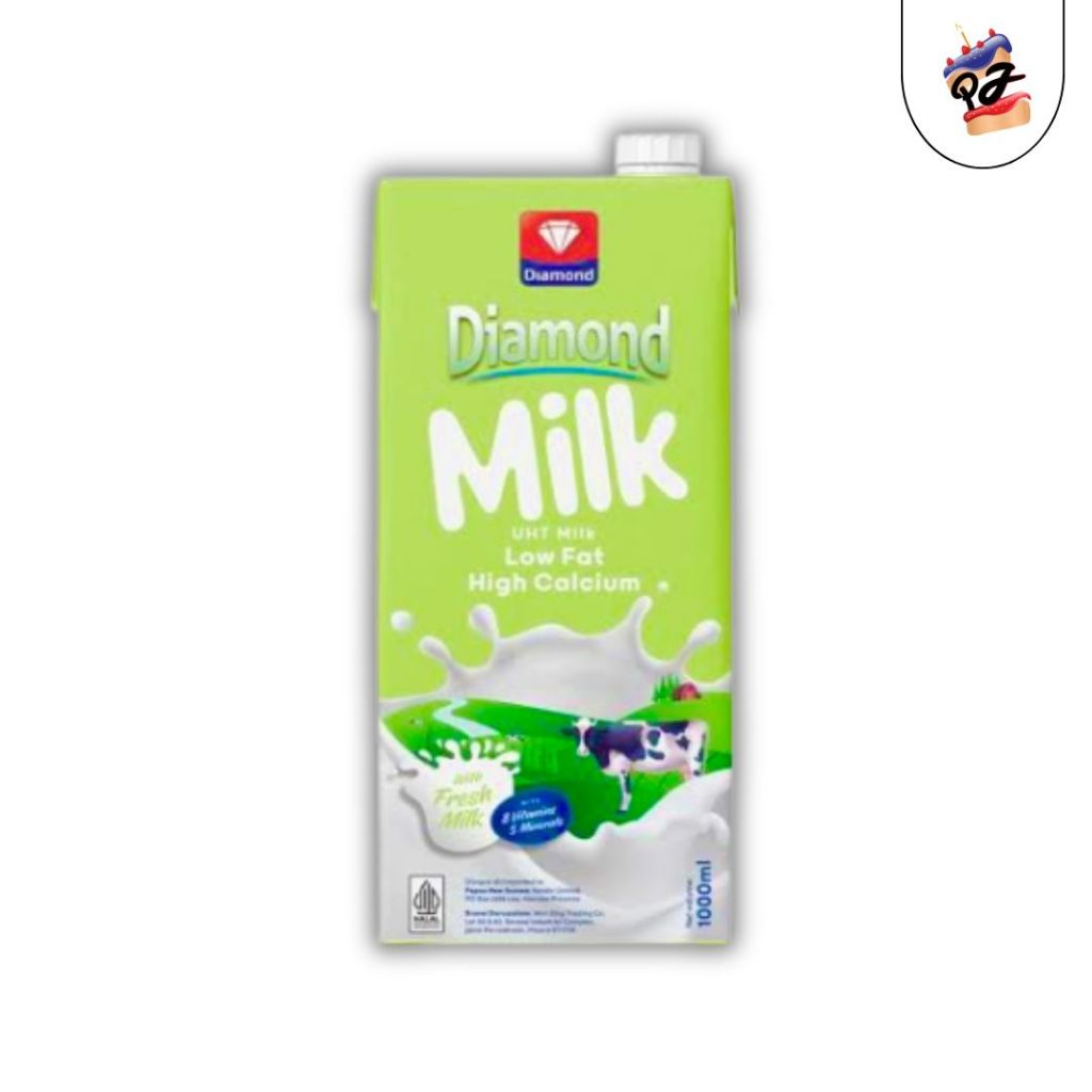 

SUSU CAIR UHT DIAMOND LOW FAT 1 L