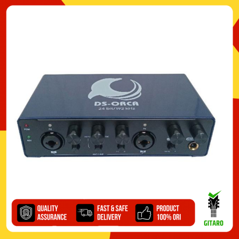 Soundcard USB audio interface recording 2 Track D S ORCA DS-ORCA MK-III MK III MK3 MK 3