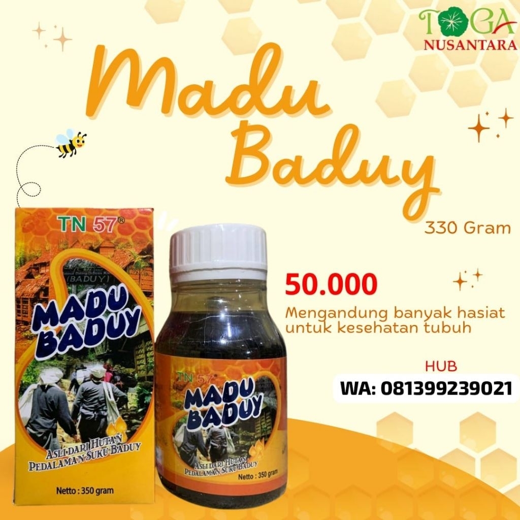 

Madu Baduy 350gr Menjaga stamina dan imunitas
