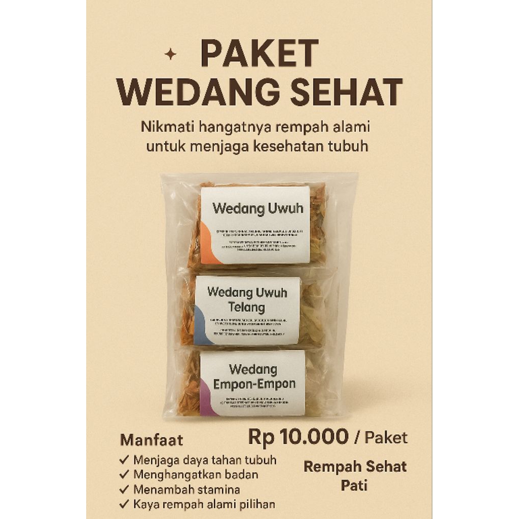 

PAKET MURAH 10.000 DAPAT 3 WEDANG// WEDANG REMPAH// WEDANG UWUH