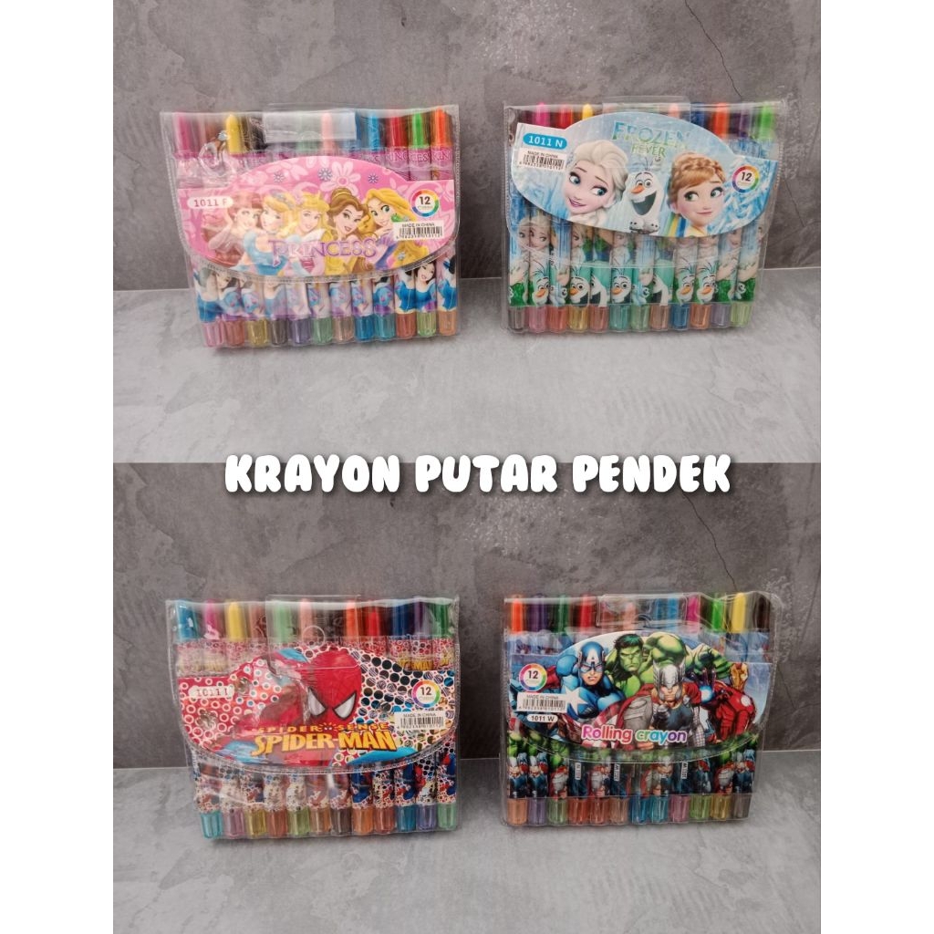

Krayon Putar Panjang / Pendek Karakter / Twist Crayon