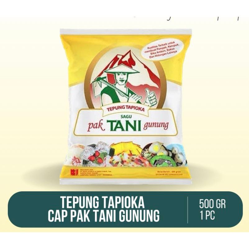 

Tepung Tapioka Cap Tani Gunung 500 gram / Tepung Kanji