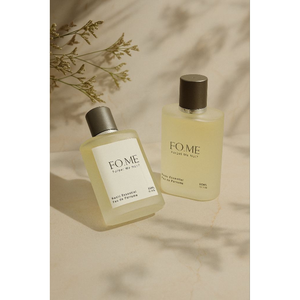 FO.ME Basic Essentials Lucky man & Dior Sauvage l Bibit l 50ml – Wangi Kuat, Tahan Lama