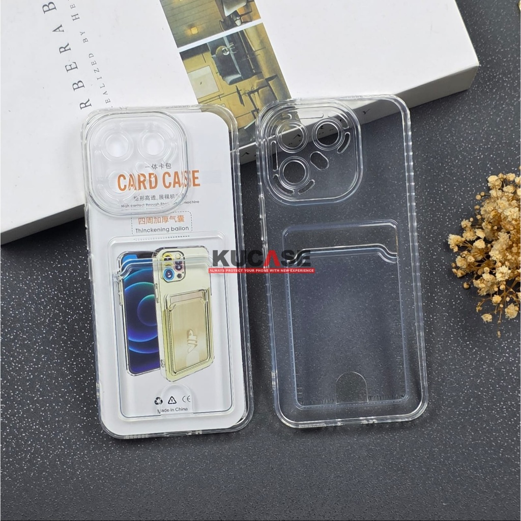 Tecno Pova 7 5G Tecno Pova 7 Pro Tecno Pova 7 Ultra Tecno Pova Curve 5G Case Bening Card Slot Foto /