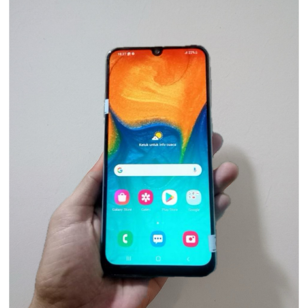 Murah HP Samsung Galaxy A30 Second Batangan + Charger Samsung Asli - Pemakaian Orangtua (medsos only