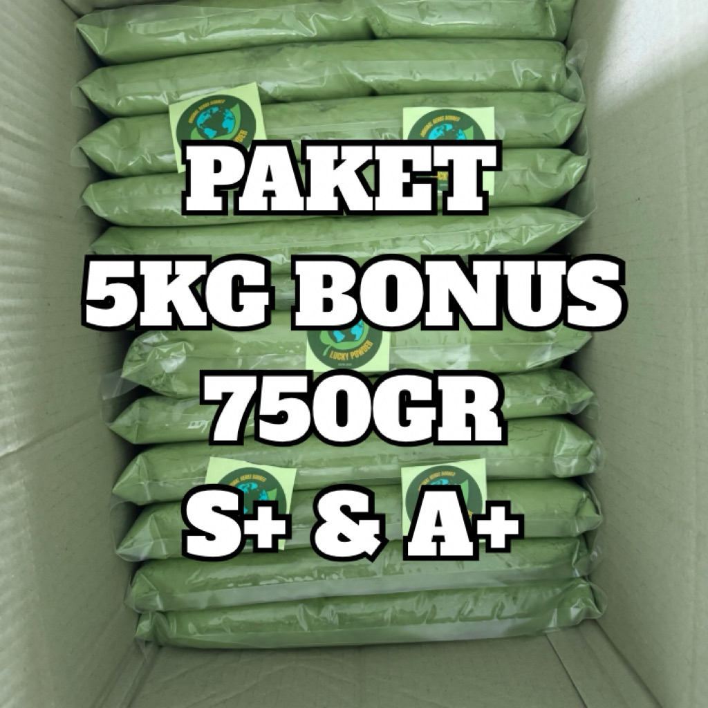 

PAKET GROSIR 5kg BONUS 750GR PELANGGAN LUCKY POWDER
