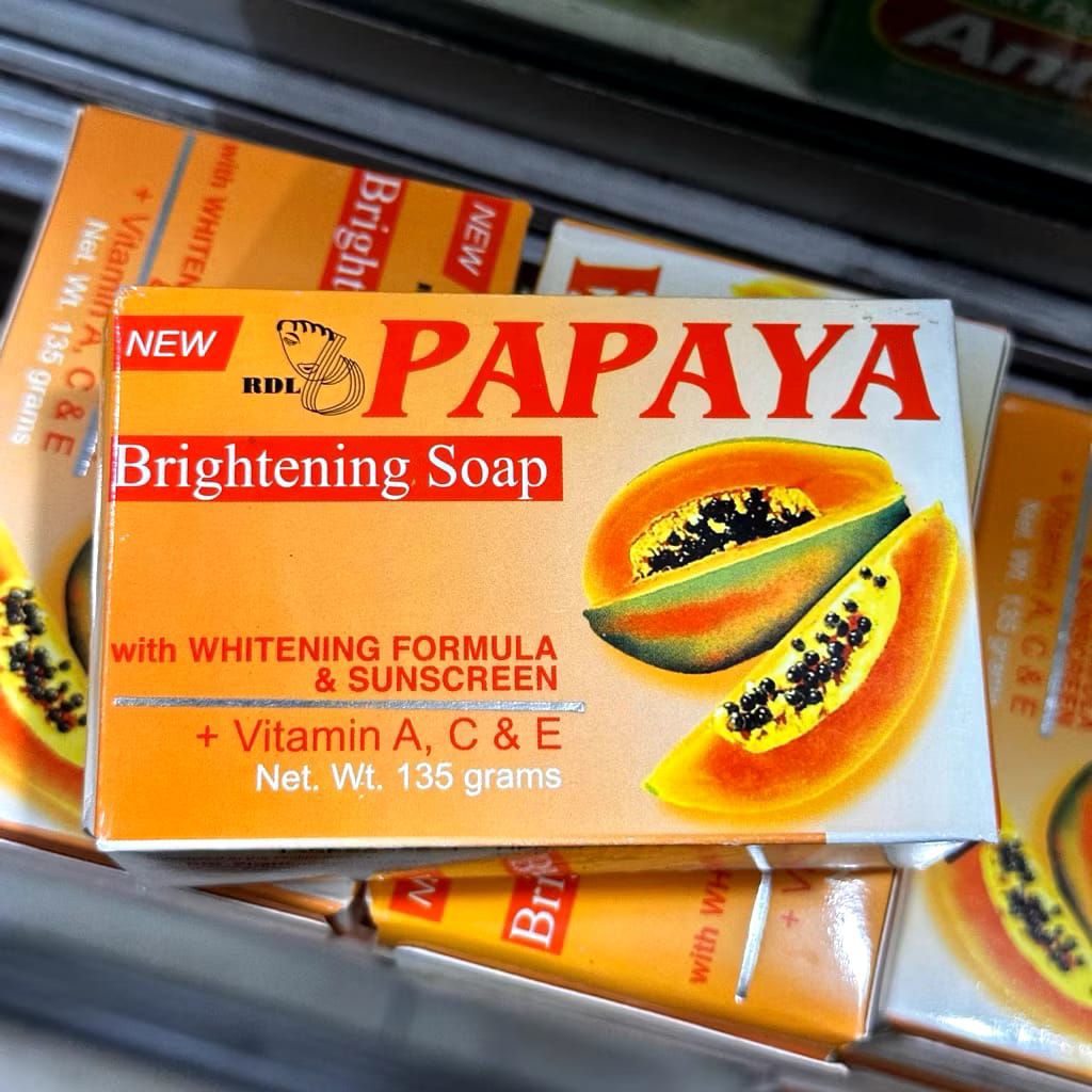 Sabun Pepaya RDL 2PCS Original 100% BPOM ASLI Philippines Papaya Soap Sabun Cuci Muka RDL 135gr Sabu
