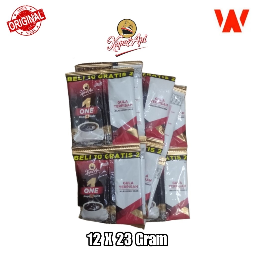 

[PROMO] Kapal Api One gula pisah murah 10 free 2 bungkus 23gram
