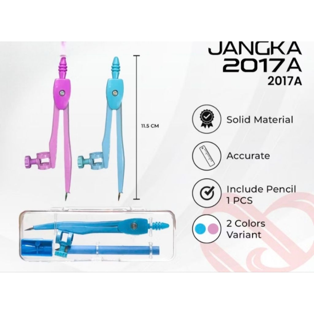 

Jangka set 2017A / Set Jangka 2017A /Jangka MS-100 / Jangka mathematics MS-100