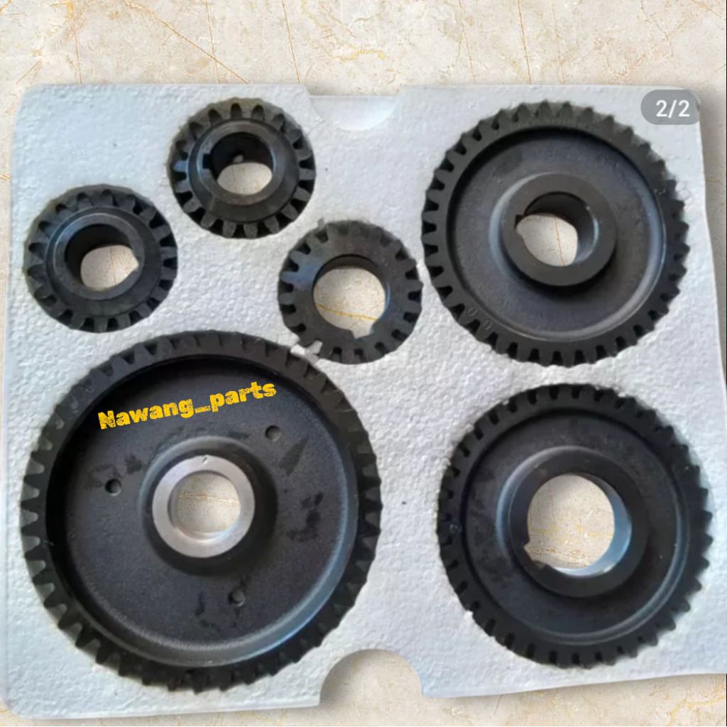 gear set/gigi set mesin diesel S195 S1110 S1115 Zh1110 Zh1115