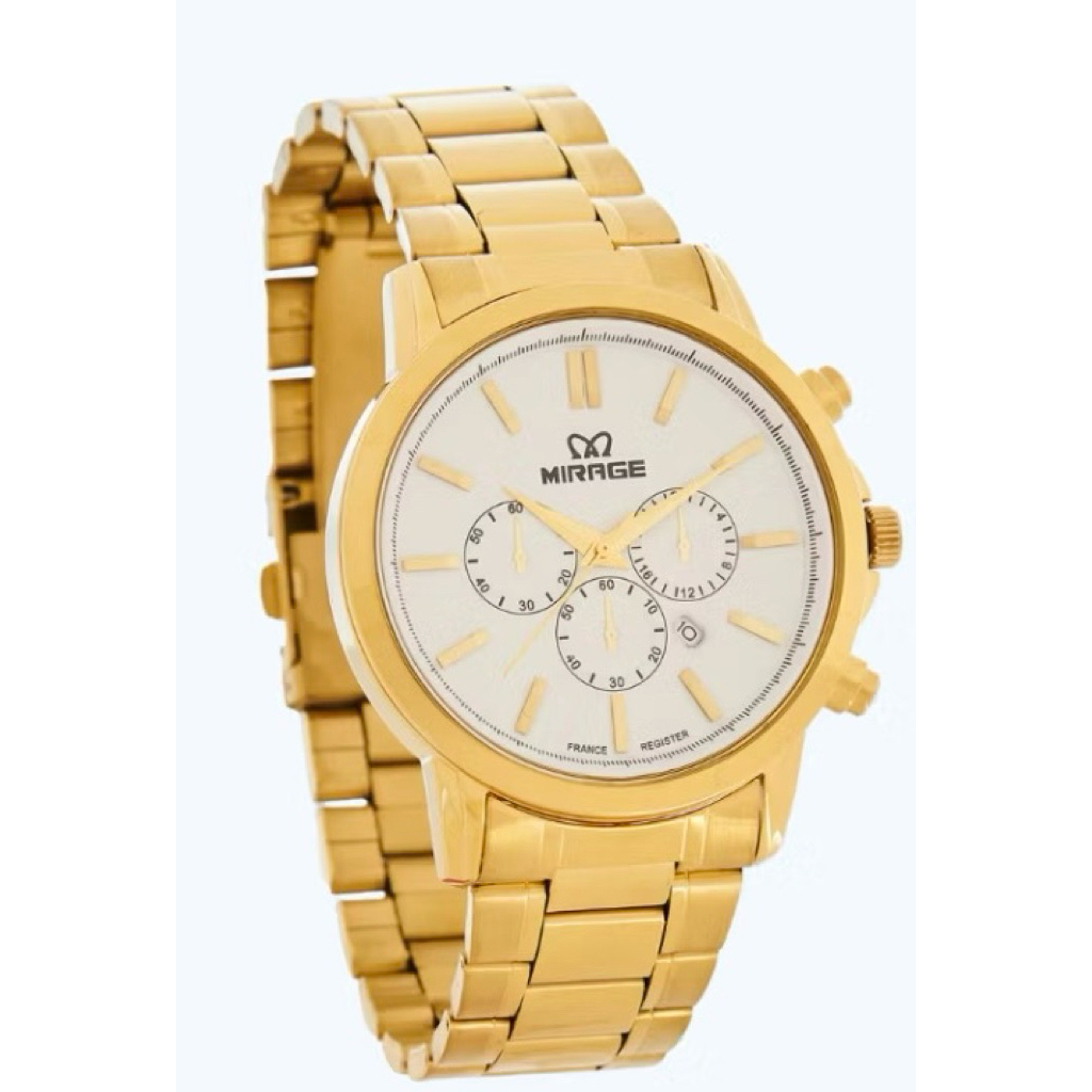 Mirage Jam Tangan Pria Analog Mirage Gold Original