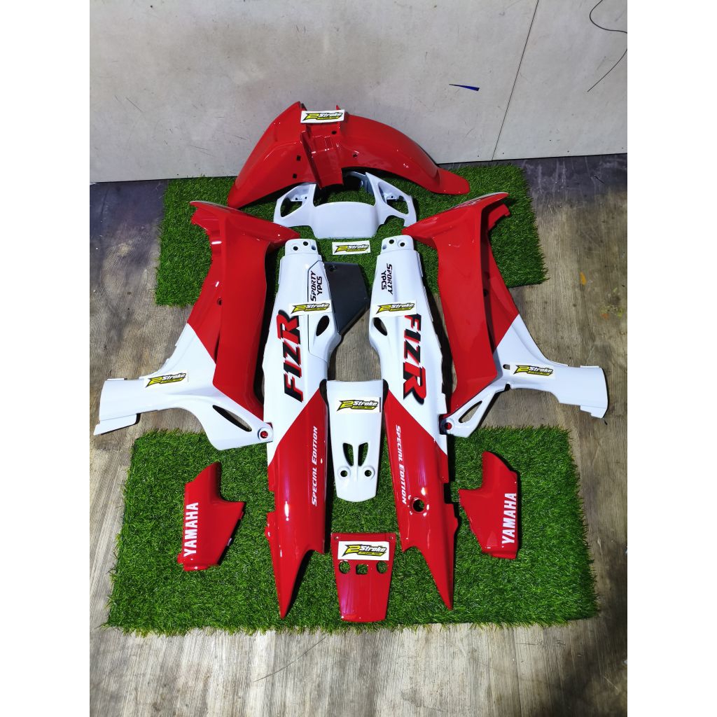 Cover Body Fizr Full Set Halus Body Fizr Marlboro Putih Merah Body Set Halus Yamaha Fizr F1zr