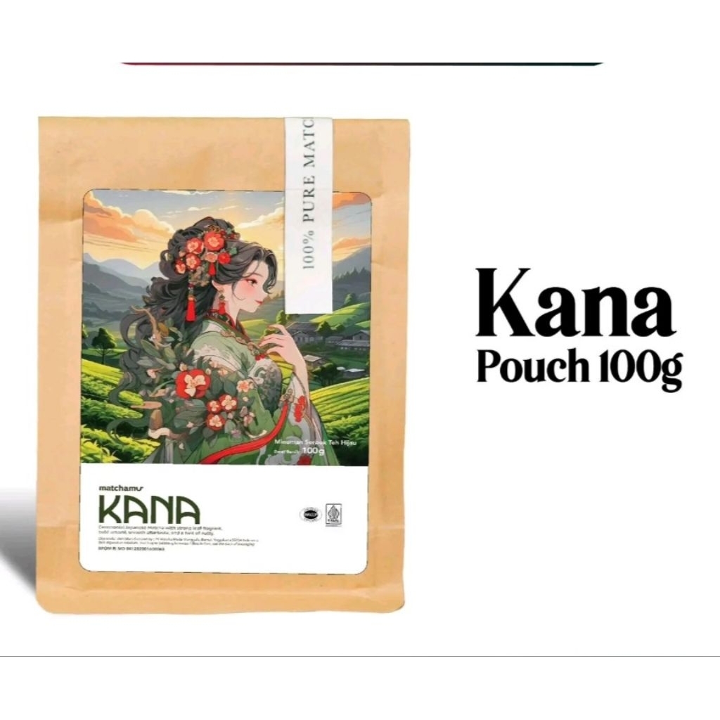 

READY Matchamu Kana 100gram pouch [BUKAN REPACK]