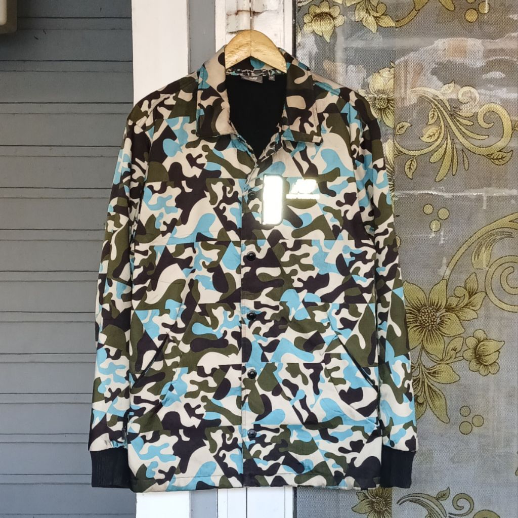 Coach Jacket New Balance Camo Reflective
