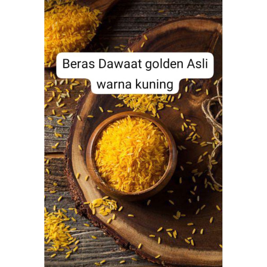 

dawaat basmati golden warna kuning Repack 1 kg