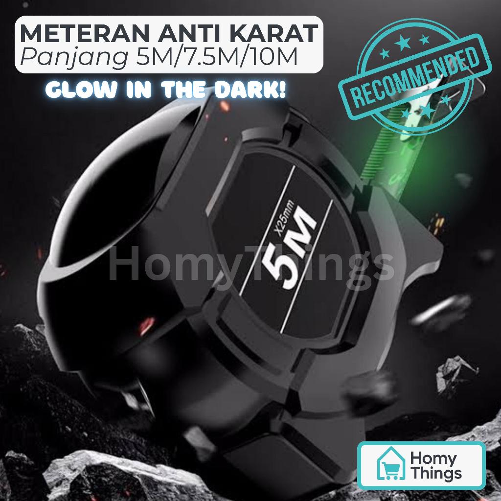 

VIRAL! Penggaris Neon Berteknologi Hitam Meteran Anti Karat Dengan Pita Pengukur Impor Tersedia 5meter sampai 10meter Panjangnya Bahan ABS & Baja Karbon Akurasi 1mm Desain Tombol Rem Pita Pengukur Mudah Digunakan Baru Berkualitas Tinggi