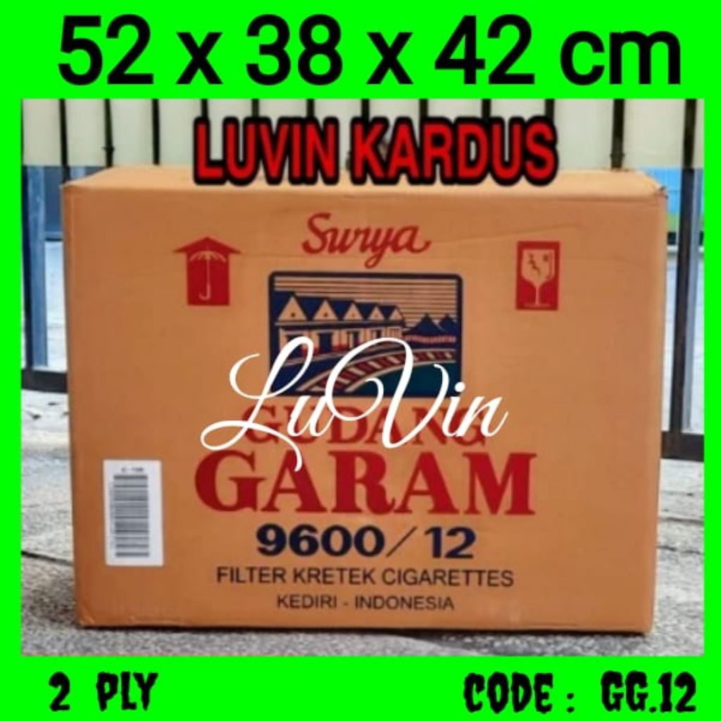 

Kardus Box GG.12 uk.52x38x42cm BEKAS u packing jumbo dan pindahan rumah