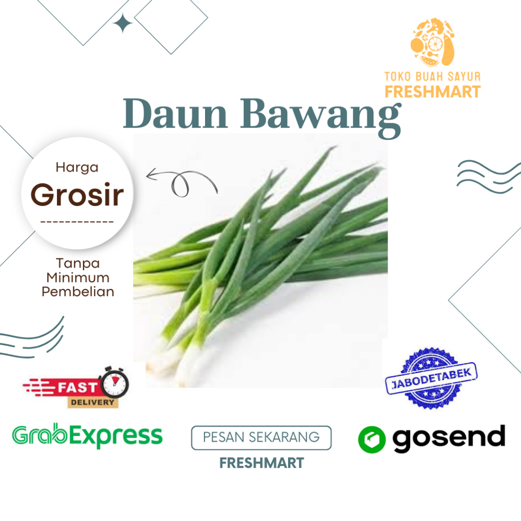 

Daun Bawang Fresh 250 Gram Harga Murah