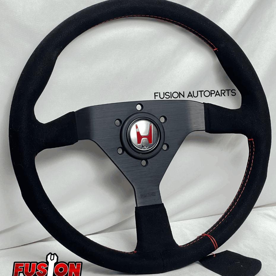 Stir Momo NSX Honda Import 14 Inch Kulit Suede Alcantara Stir Racing Momo Montecarlo Alumunium