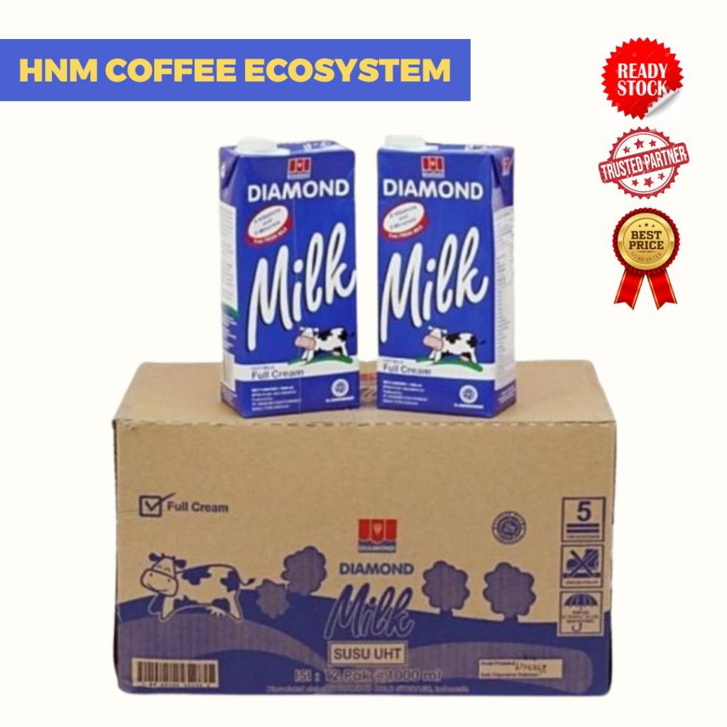

Diamond UHT Milk Full Cream 1L (CARTOON)